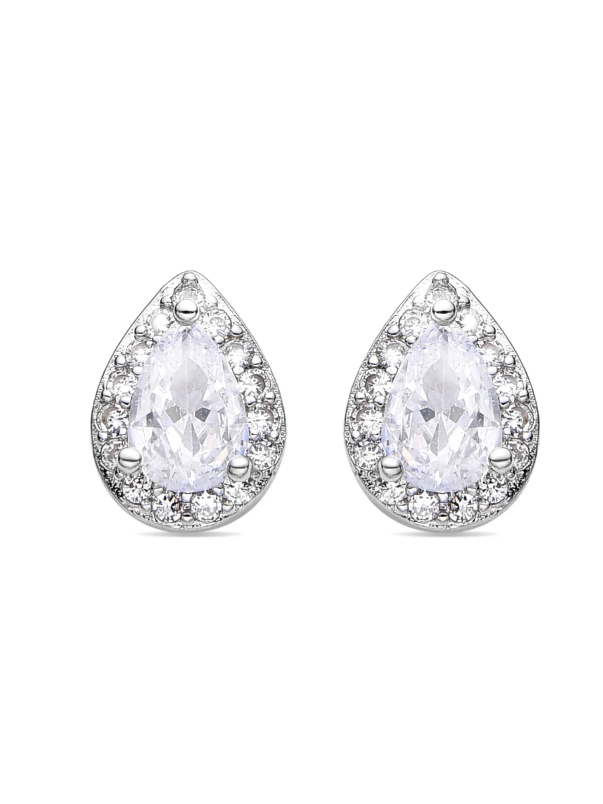 LUXBYLUX Earrings in Silver: front