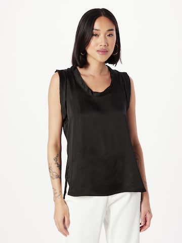 Sisley - Blusa em preto: frente