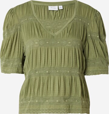 VILA Blouse 'Lea' in Groen: voorkant