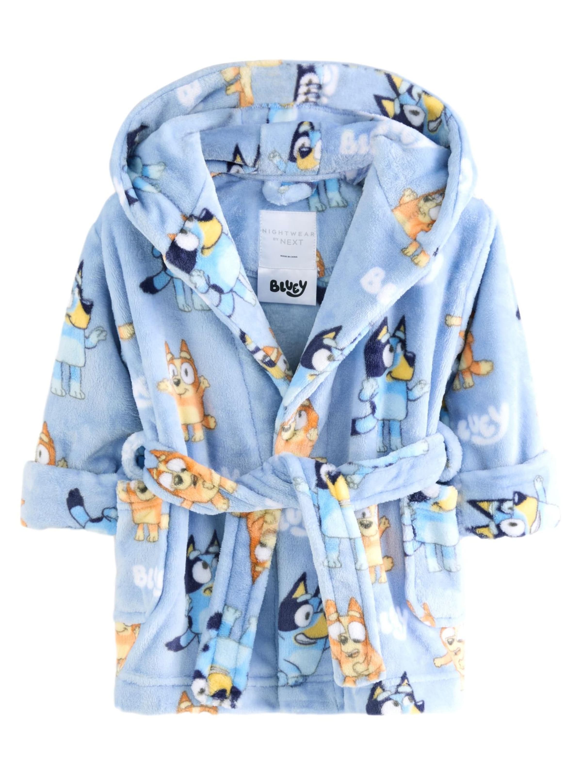 Next Банный халат в Синий: спереди
