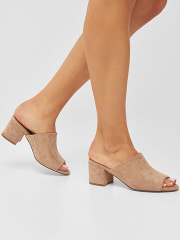 Bianco Pantolette 'Cate' in Beige: Vorderseite