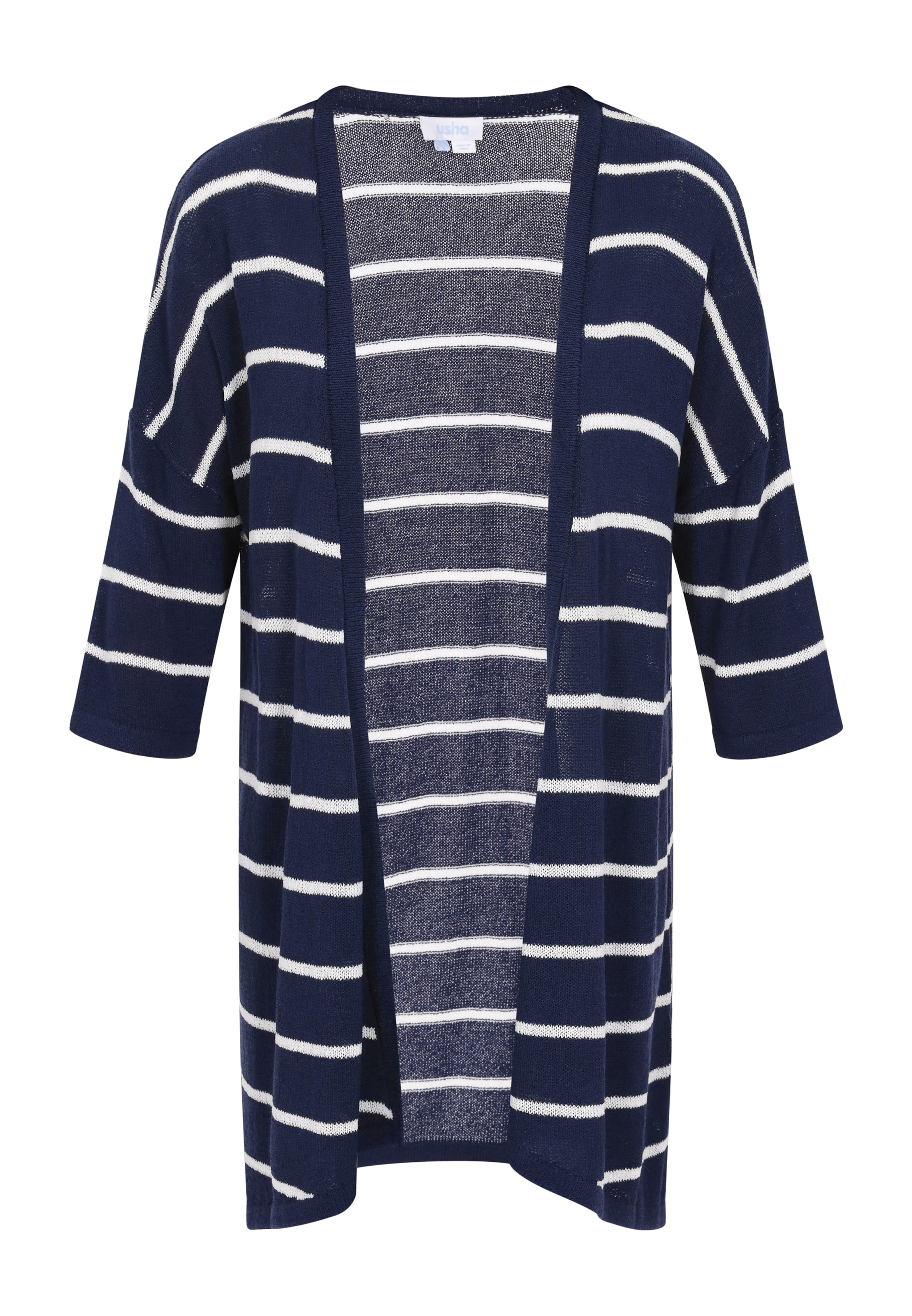 usha BLUE LABEL Strickjacke in Weiß: Vorderseite