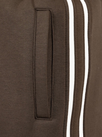 Smilodox Regular Jogginghose Yasin in Braun