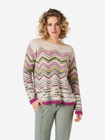 Pull-over 'Cornelia' eve in paradise en beige : devant