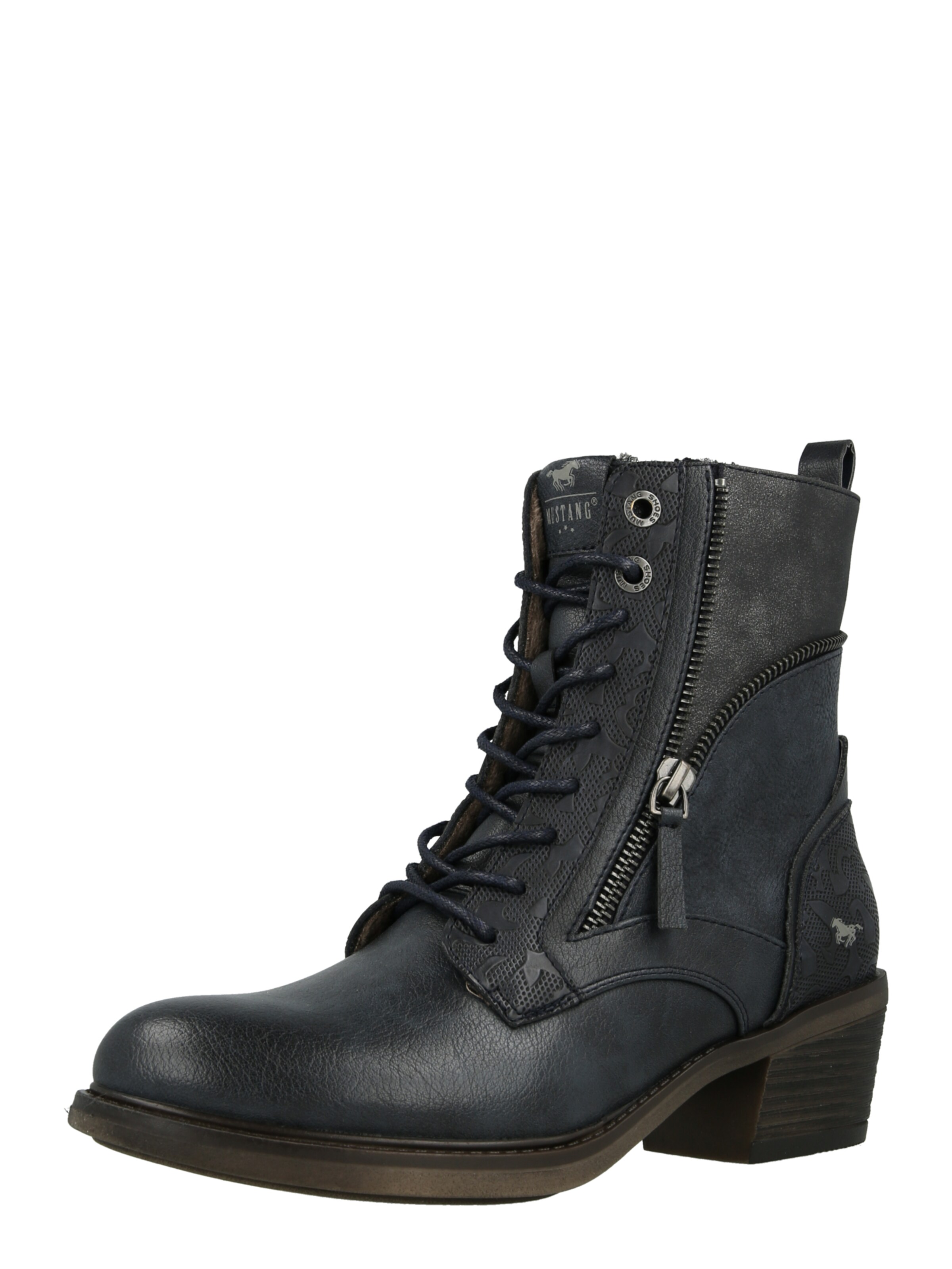 MUSTANG Paeltega poolsaabas, värv sinine: eest vaates