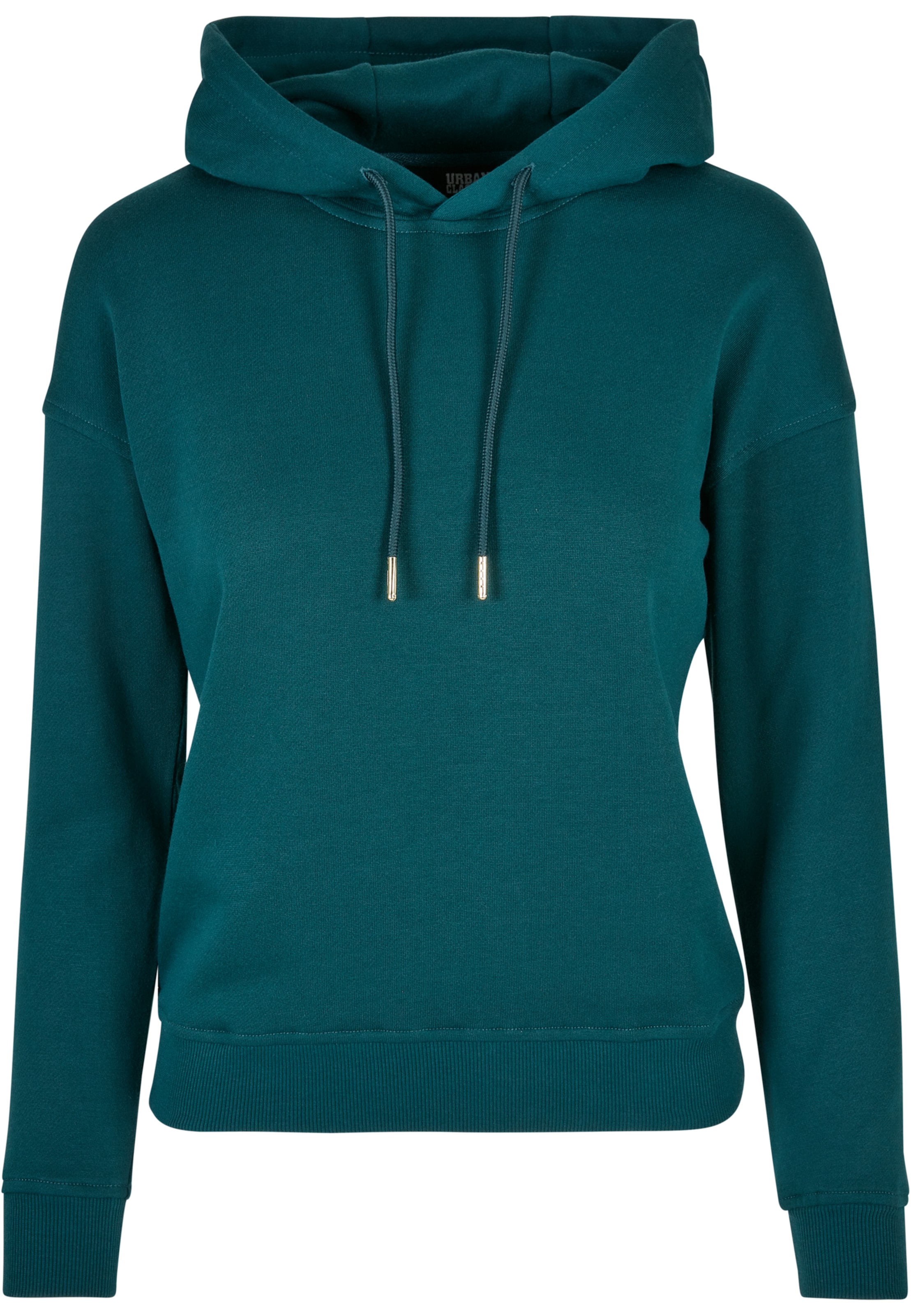 Urban Classics Sweatshirt in Groen: voorkant