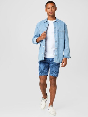 BLEND Regular Shorts in Blau