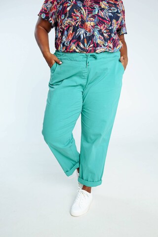 Paprika Loose fit Chino Pants in Blue: front