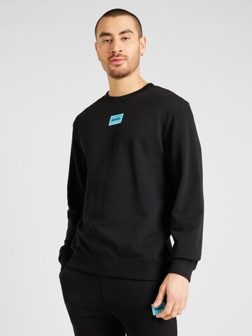 Sweat-shirt 'Diragol' HUGO en noir : devant