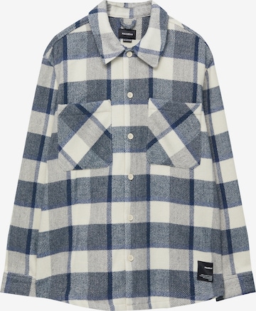 Pull&Bear Comfort fit Between-season jacket in Blue: front