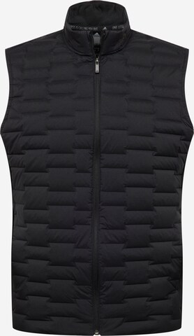 ADIDAS GOLF Sportbodywarmer 'GUARD' in Zwart: voorkant