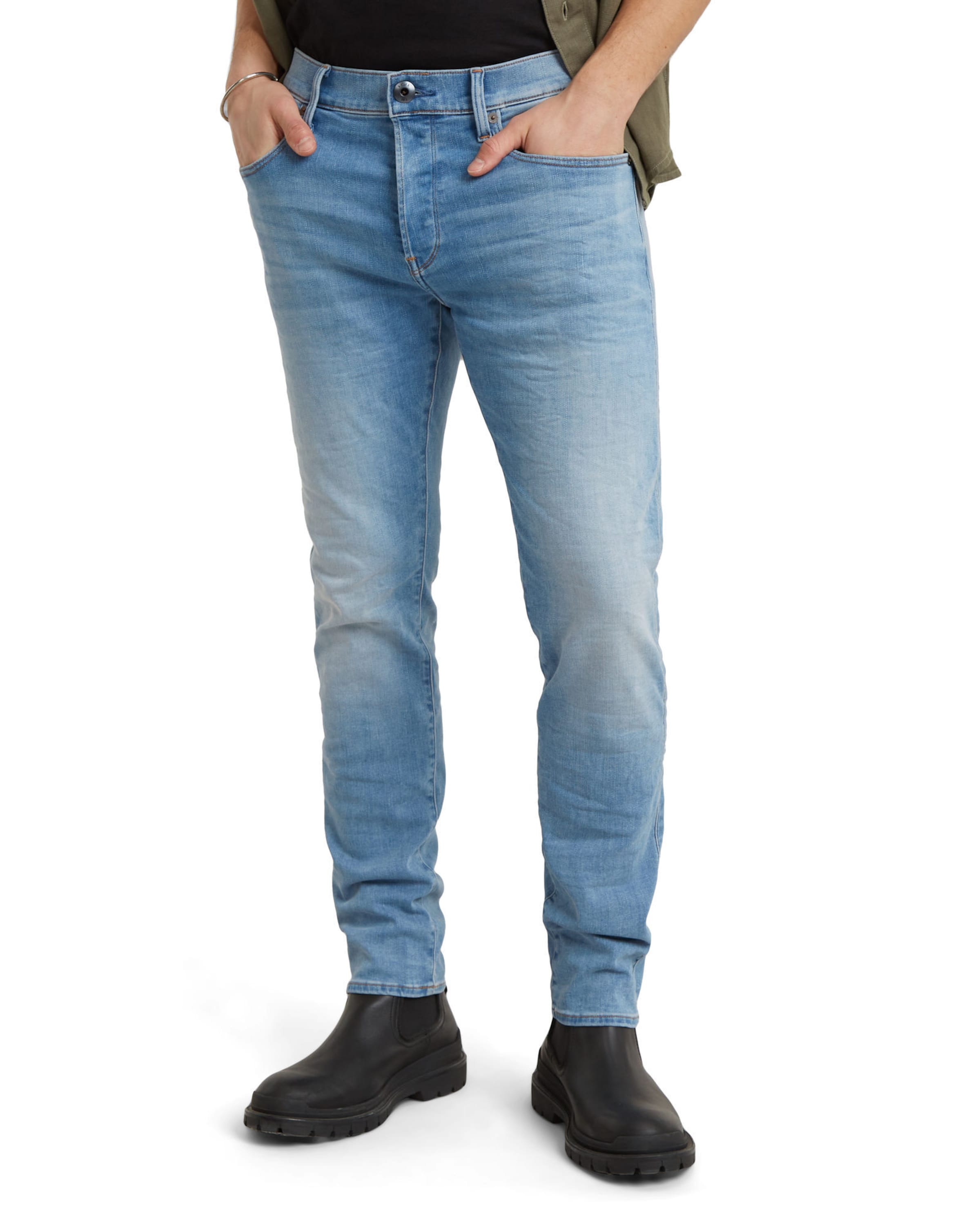 G-STAR Slim fit Jeans '3301' in Blue: front