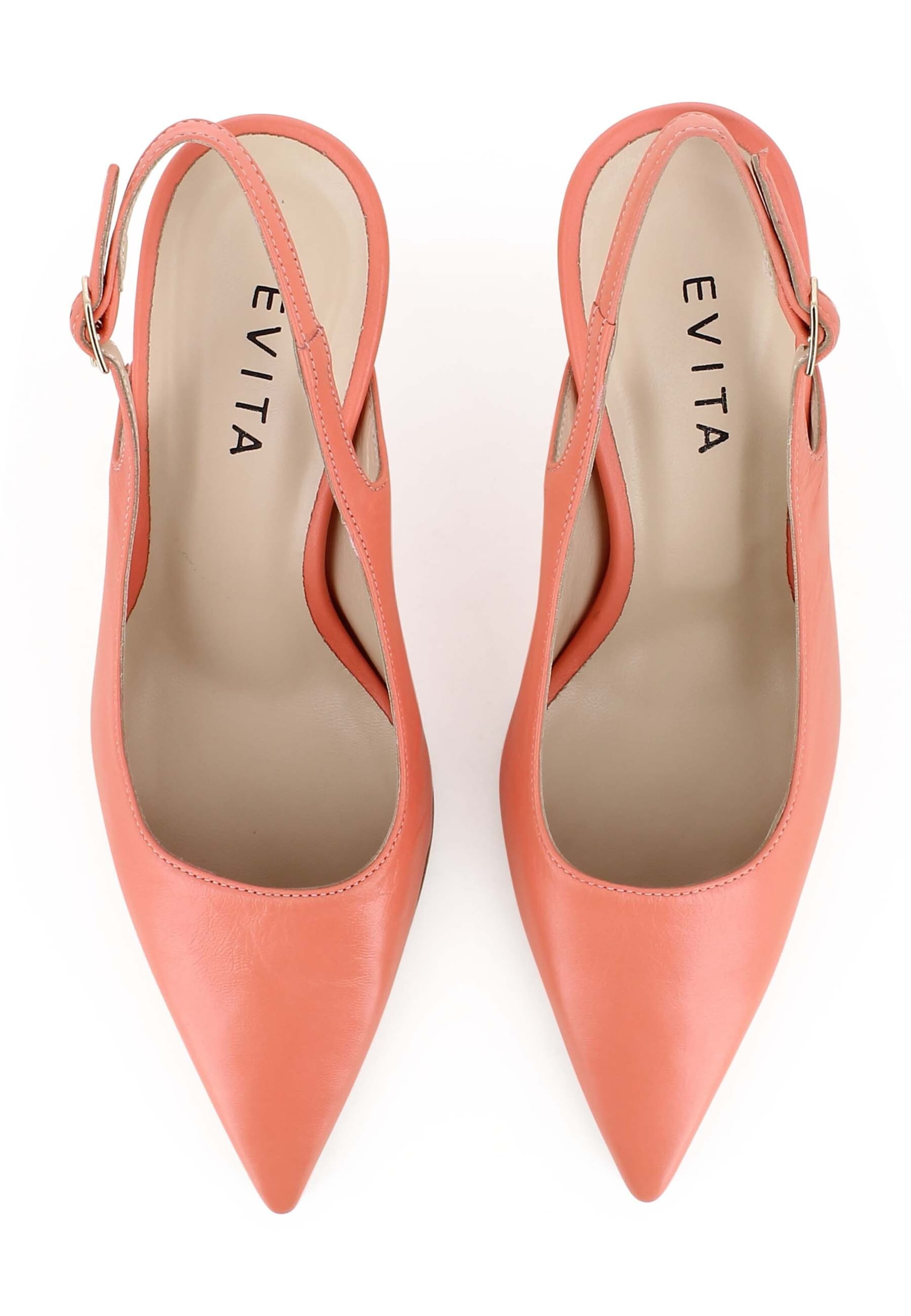 EVITA Sling Pumps 'PENELOPE' in Orange