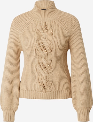 Tally Weijl Sweater in Beige: front