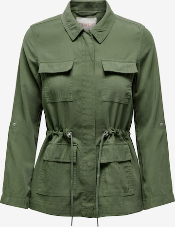 ONLY Демисезонная куртка 'Aris' в Зеленый: спереди