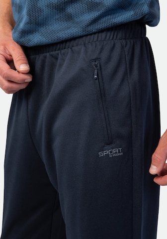 Stooker Men Regular Trainingshose ' Baumwolle ' in Blau