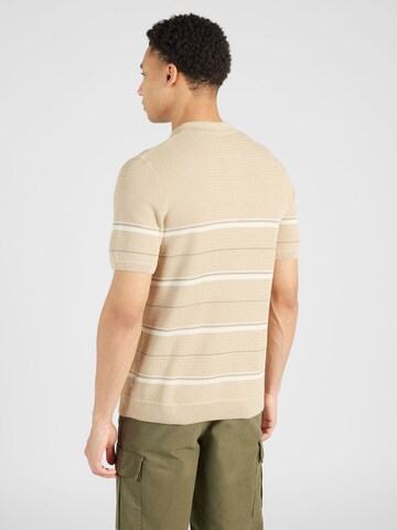 smėlio JACK & JONES Megztinis 'ALLAN'