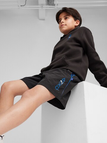 Regular Pantaloni 'PUMA X PLAYSTATION' de la PUMA pe negru