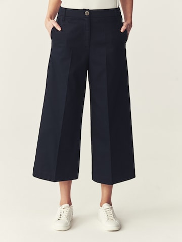 TATUUM Wide Leg Hose 'Nako' in Blau: Vorderseite