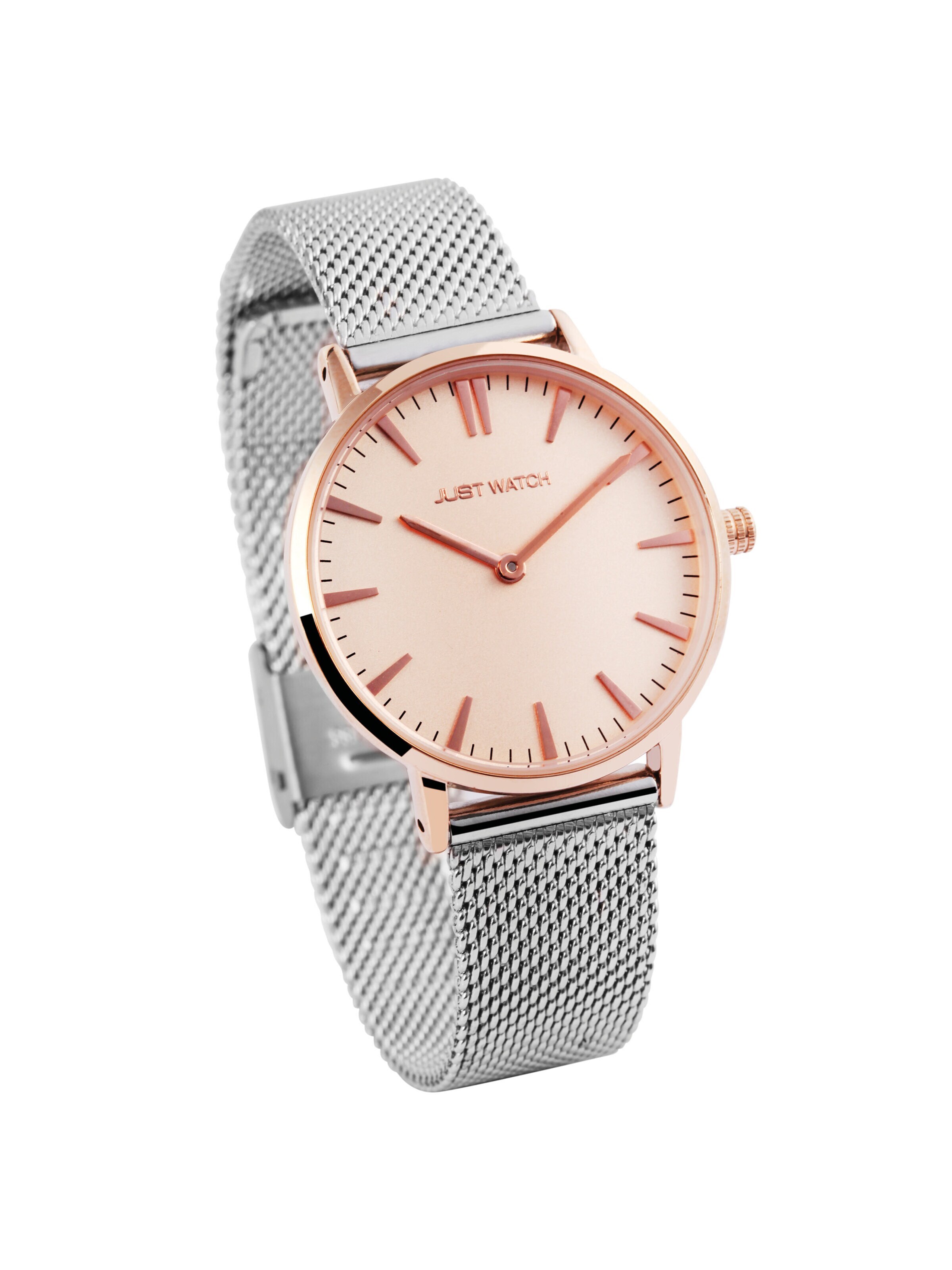 Just Watch Analog Watch 'Lilly, 3 ATM' in Silver: front