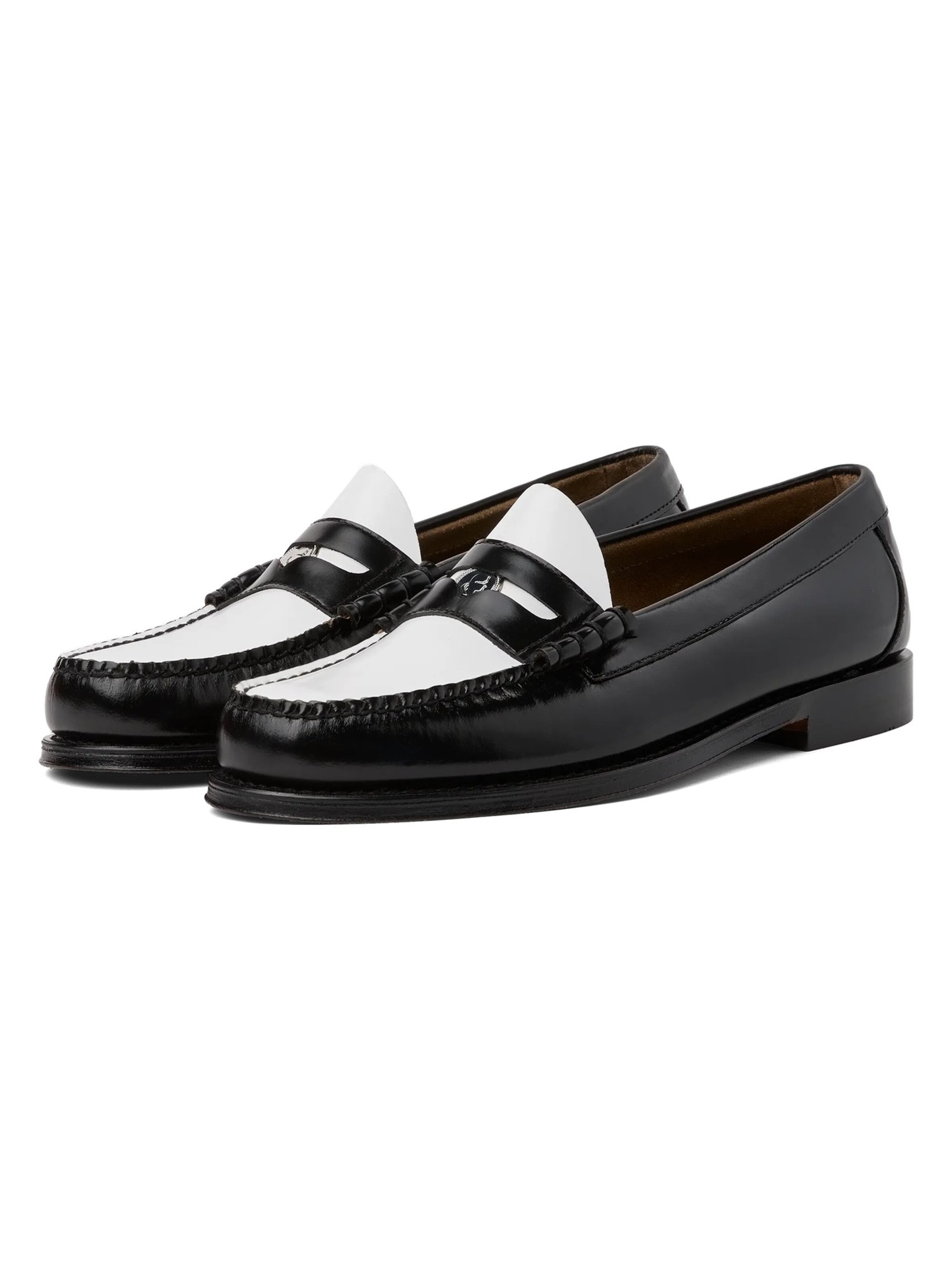 Slipper ' Kl x Bass Penny ' di Karl Lagerfeld in nero: frontale