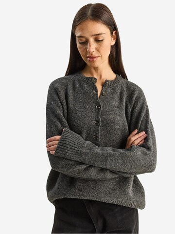 Bianco Lucci Pullover in Grau
