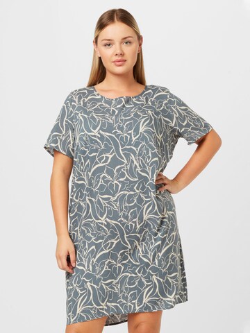 ONLY Carmakoma Kleid 'NOVA BECH' in Grün: Vorderseite