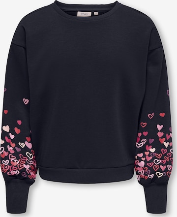 Sweat-shirt 'KOGBROOKE' ONLY GIRLS en bleu : devant