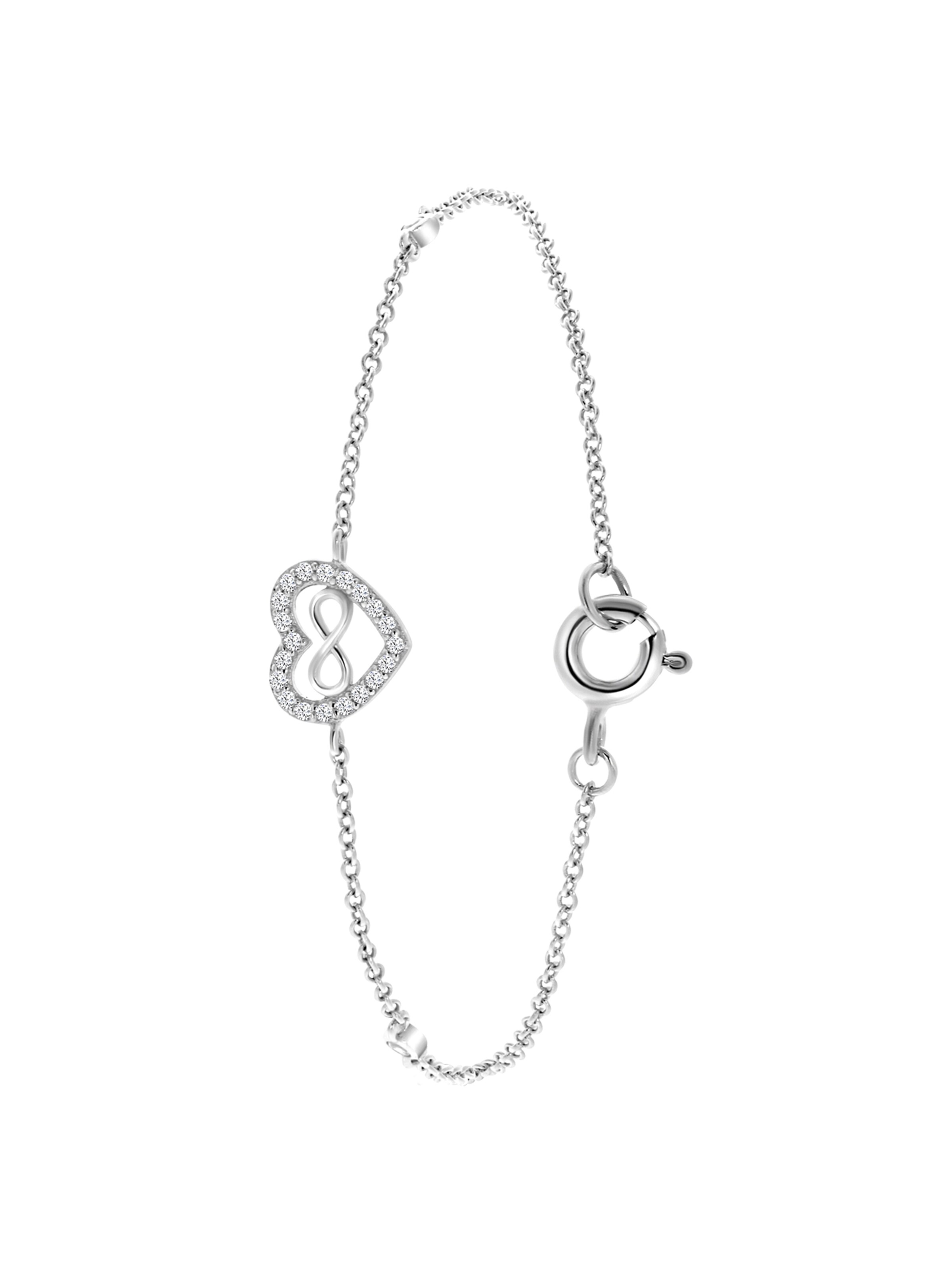 Lucardi Armband in Zilver: voorkant