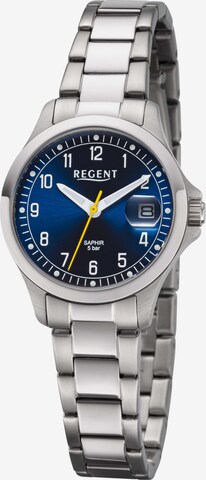 REGENT Analog Watch in Silver: front