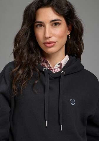 DELMAO Sweatshirt in Schwarz