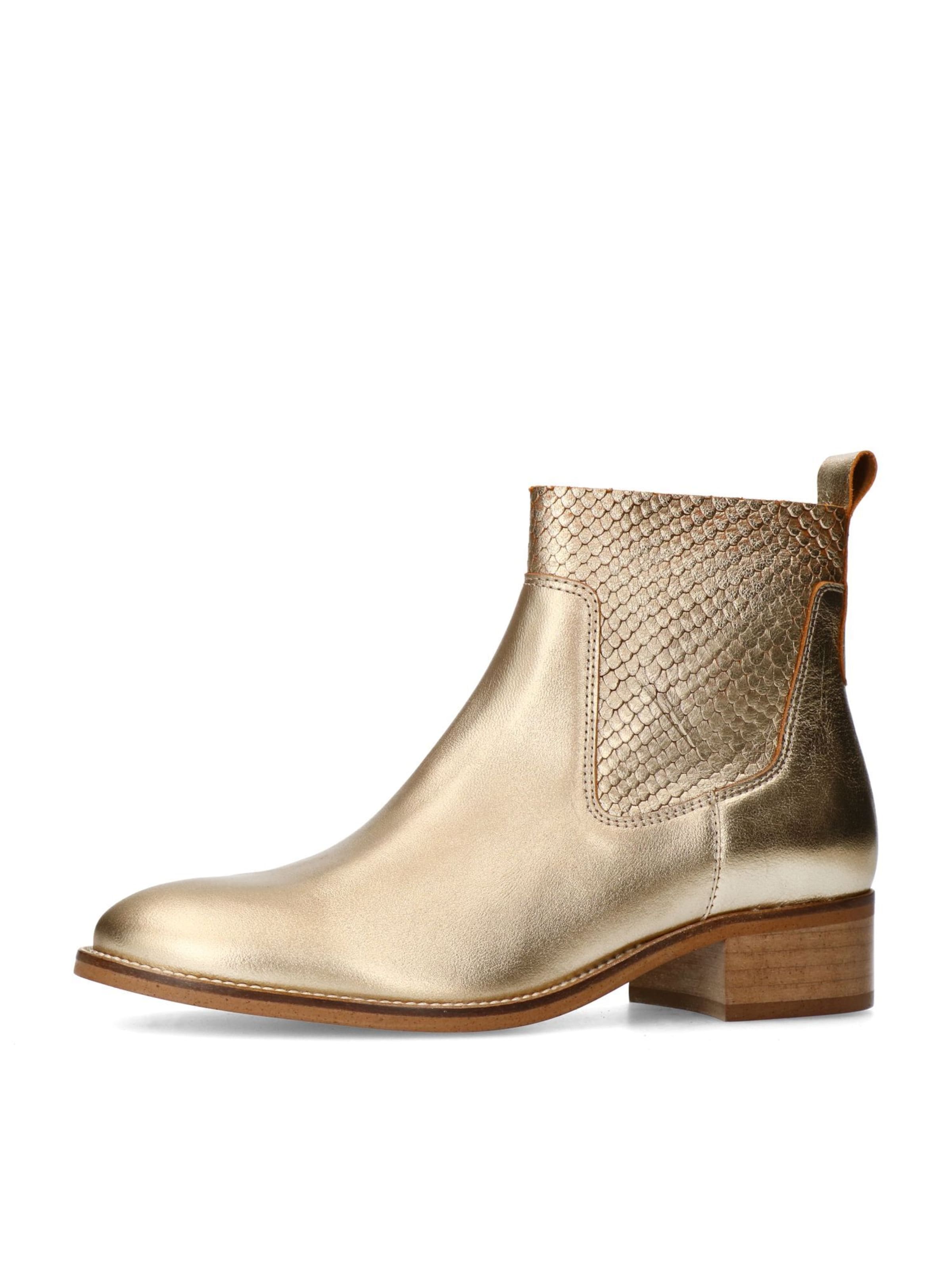 MANFIELD Stiefelette in gold, Produktansicht