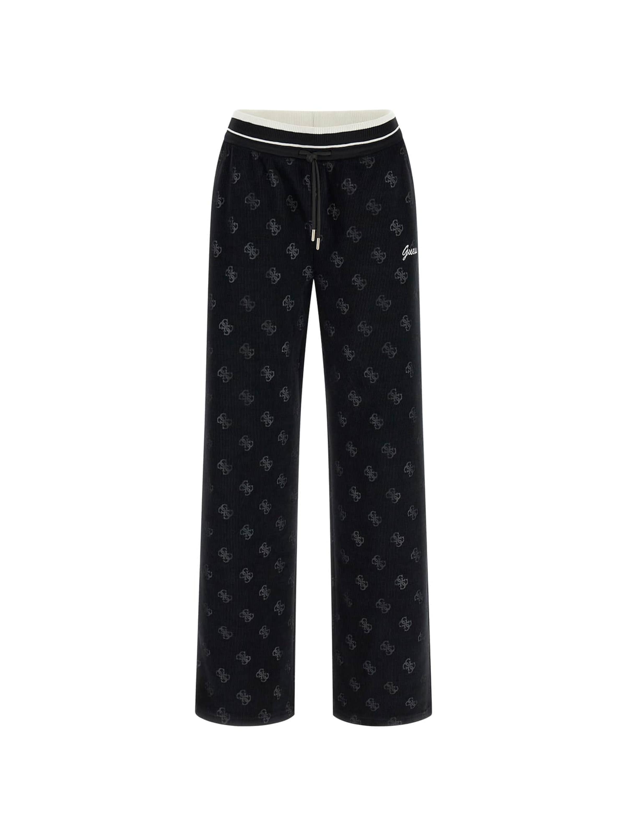 GUESS Hose in dunkelgrau / schwarz / weiß, Produktansicht