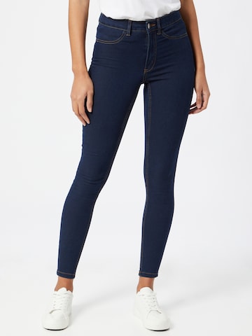 VILA Skinny Jeggings in Blue: front