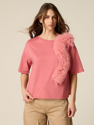 Maglietta di oltre in rosa
