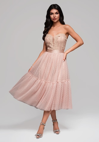 Ombre Evening dress in Pink