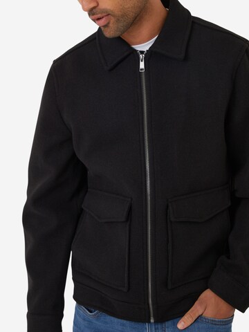 Threadbare Jacke 'Messa' in Schwarz