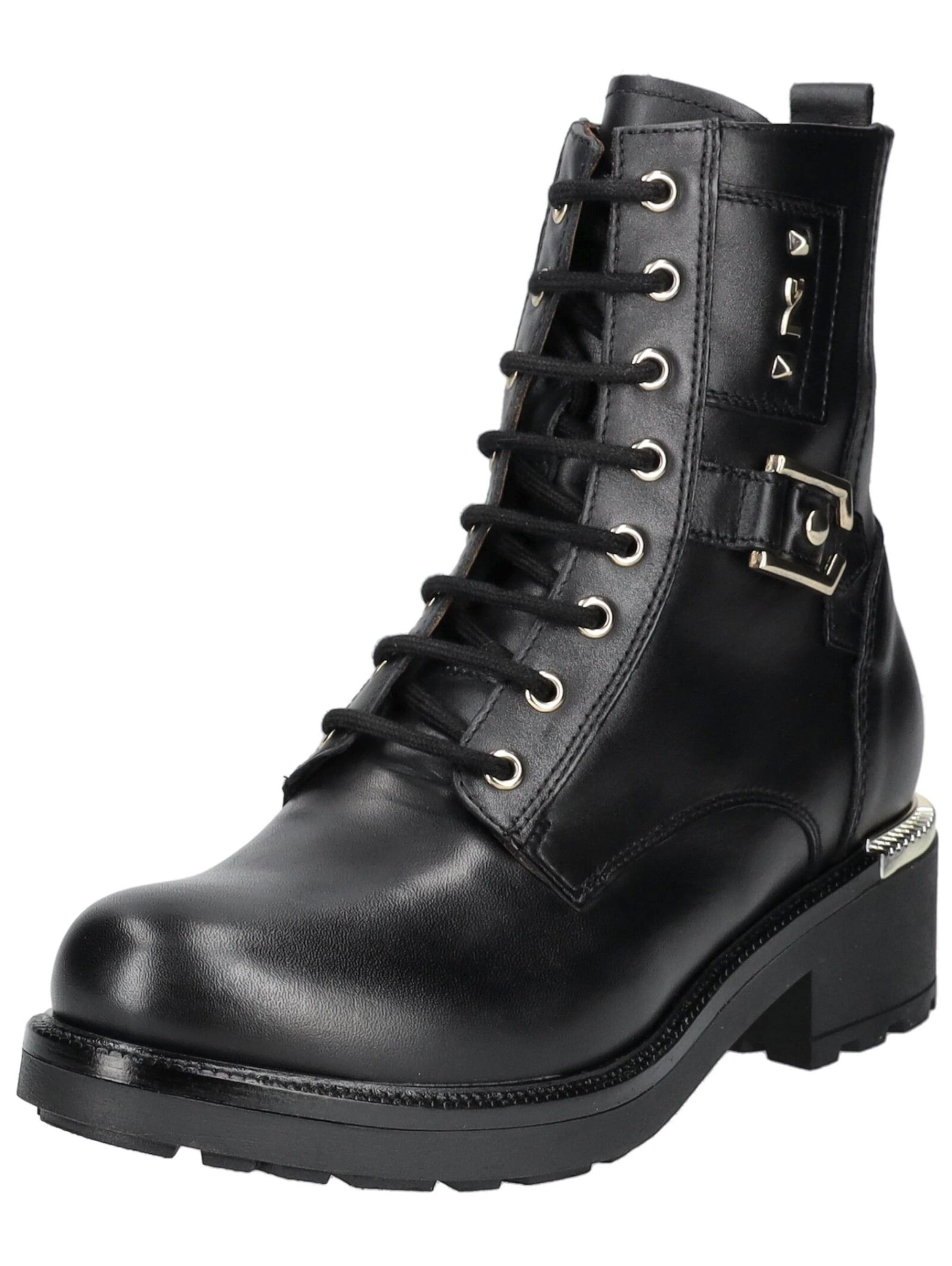 Nero Giardini Veterlaarsjes in Zwart: voorkant