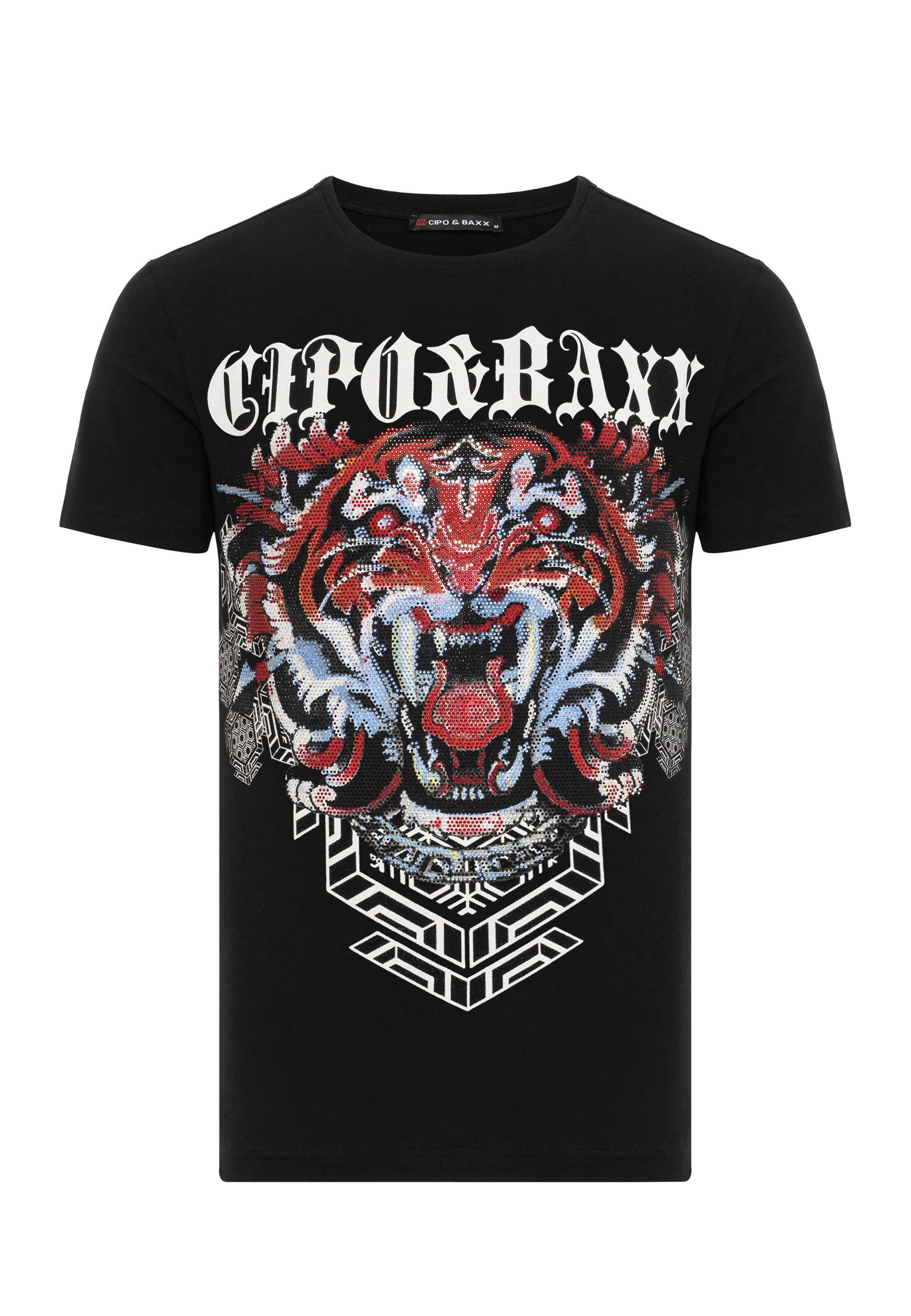 CIPO & BAXX T-Shirt in Schwarz: Vorderseite
