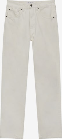 Pull&Bear Loosefit Jeans i beige: framsida