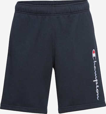 regular Pantaloni di Champion Authentic Athletic Apparel in blu: frontale