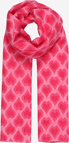 Zwillingsherz Scarf 'Hearts' in Pink: front