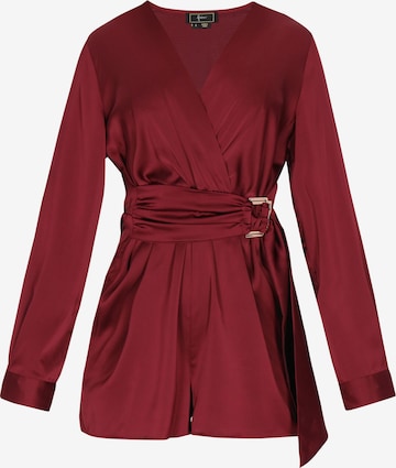 Combinaison faina en rouge : devant