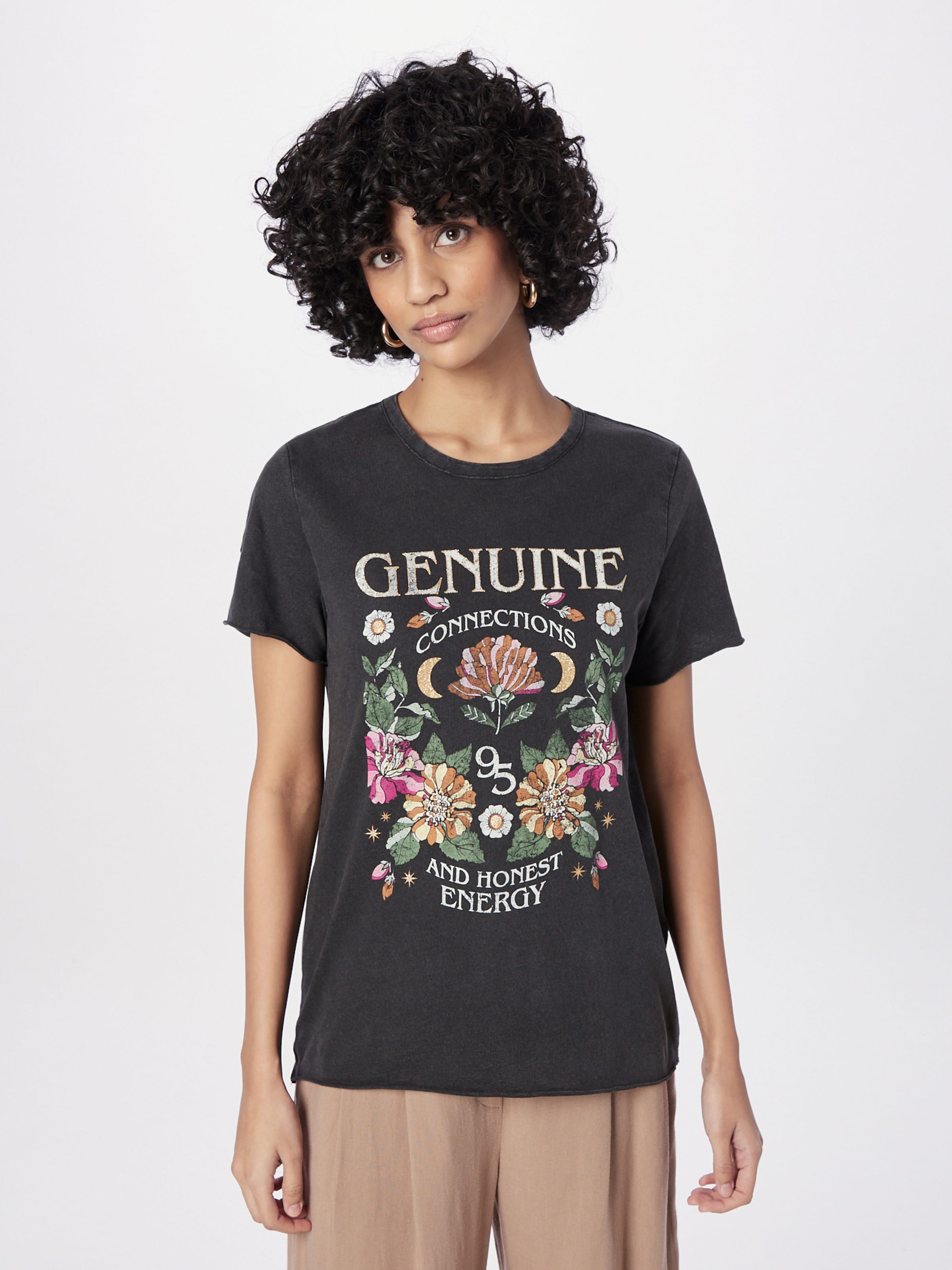 Only shirt zwart met print sale