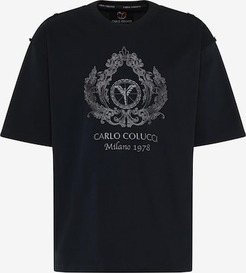 Carlo Colucci T-Shirt 'De Bortoli' in Schwarz: predná strana