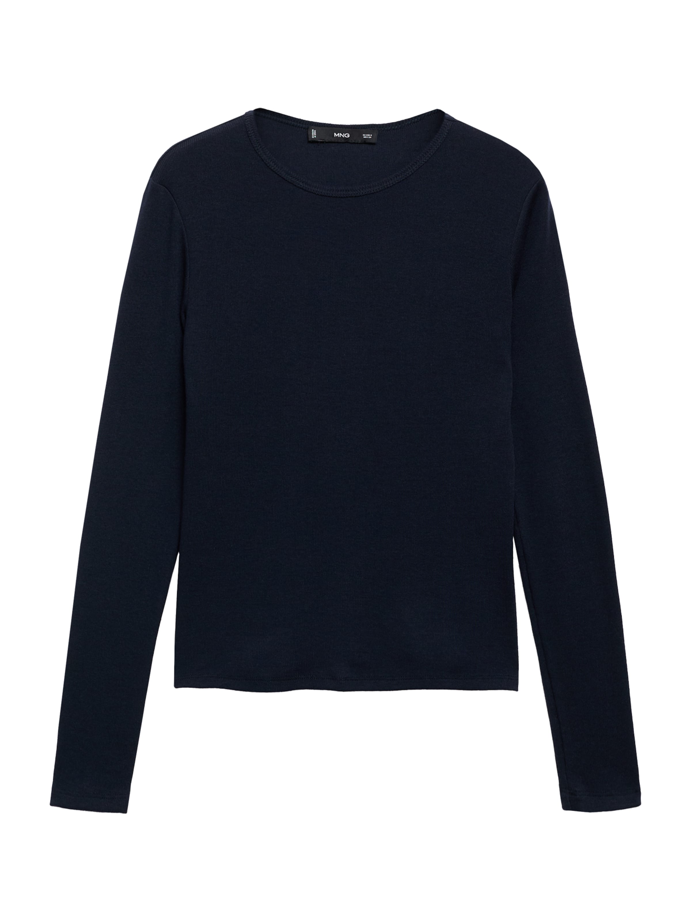 MANGO Tričko 'LILOCA' – modrá: přední strana