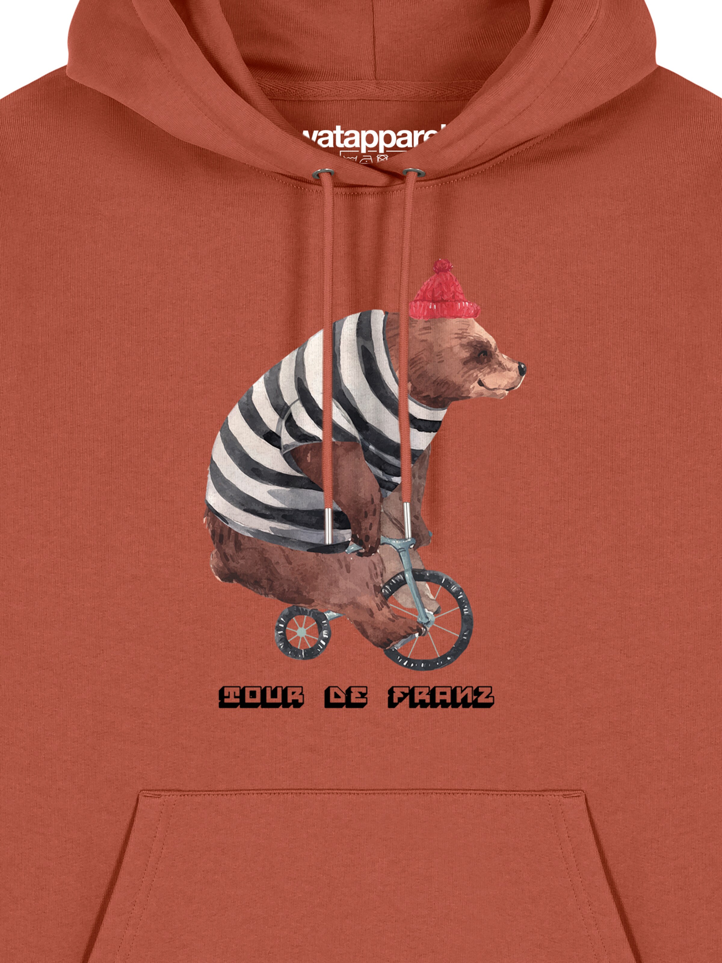 Felpa ' Tour de Franz ' di Watapparel in marrone
