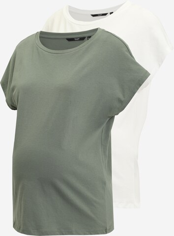 Vero Moda Maternity T-Shirt 'PIA' in Grün: predná strana