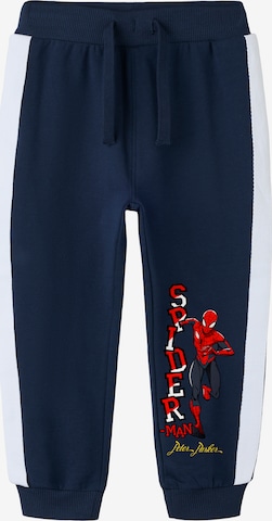 Pantalon 'NMMOLINDO SPIDER' NAME IT en bleu : devant