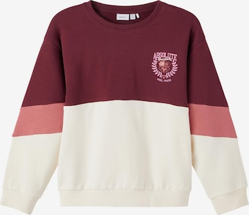 NAME IT Sweatshirt i röd: framsida